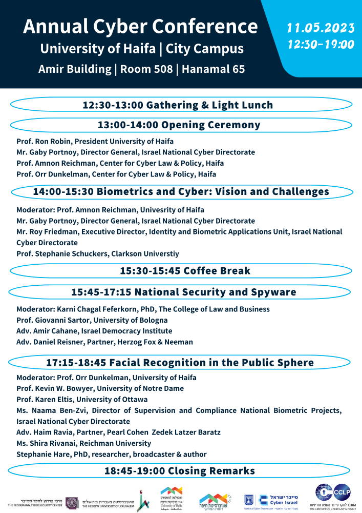 Annual cyber conference May 11th English